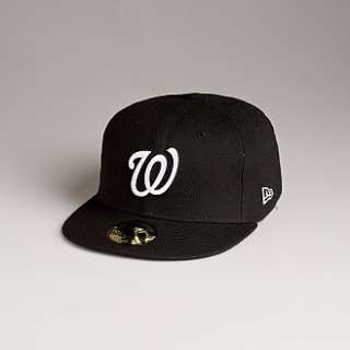 New Era fitted Hat 5950 Cap Washington Nationals Black  