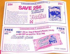 Very Rare 1987 Freakies Cereal 25 cents coupon z1  