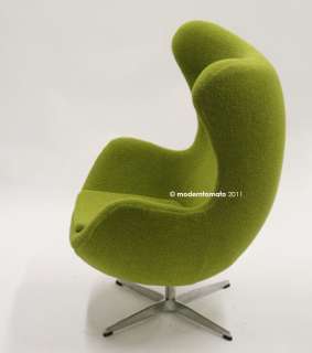 egg chair + stool by moderntomato   olive   mid century modern retro 