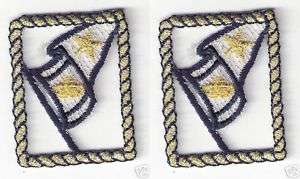 Nautical Marine Flag embroidery applique patch  