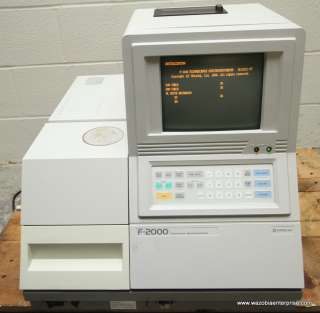 HITACHI F 2000 FLUORESCENCE SPECTROPHOTOMETER  