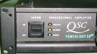 QSC Powerlight 2.0 HV 2000 Watt Professional Power Amplifier  