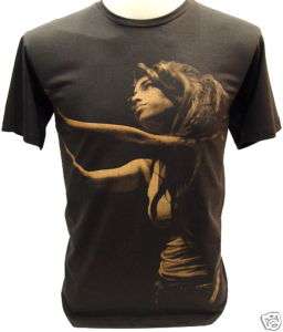 Amy Winehouse UK Brit Pop Punk Rock Retro T Shirt L  