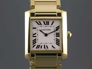 Cartier Tank Francaise 18K Solid Gold W50002N2 Large Ladies 110gr. $ 