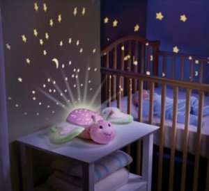   Nursery Mobile Night Light Projector Lullaby Music Comforter  