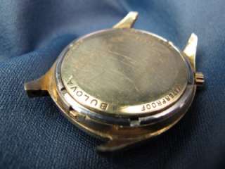 Vintage Bulova Accutron M7 Tuning Fork 14KT Gold Case Running 