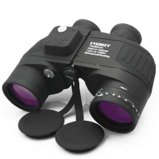   Black Marine Binoculars with Build in Range Finder&Compass New  