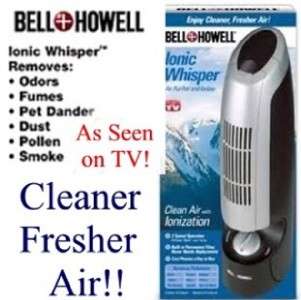   WHISPER Air Purifier and Ionizer BELL + HOWELL Clean AIR + IONIZATION