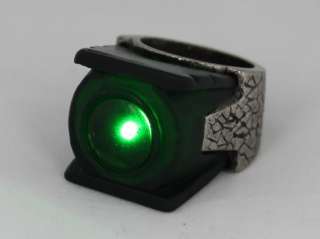 Green Lantern Ring LIGHT UP Power Prop Replica Accurate  