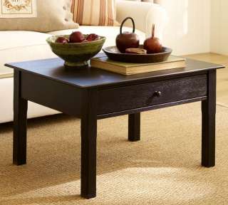 New~Pottery Barn Lucy Black Coffee Table  