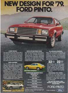 1979 Ford Pinto Cruising Sedan photo New Design Ad  
