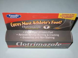 Clotrimazole Antifungal Cream 1% Athlete’s Foot Medicat  