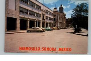 Hermosillo Sonora Mexico Old Cars Postcard  