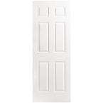 28 in. x 80 in. White Composite White Slab Door
