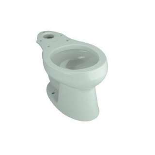 KOHLER Wellworth Round front Toilet Bowl, Less Seat in Seafoam Green 