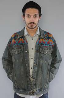 Pendleton The Denim Jacket With Jacquard Yokes  Karmaloop 