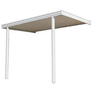 Classic 12 Ft. X 8 Ft. Aluminum Attached Solid Patio Cover 