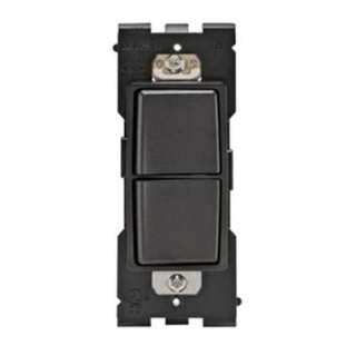 Leviton Renu 15 Amp Onyx Black Double Single Pole Switch R55 RE634 0OB 