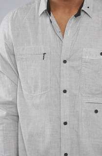 COMUNE The Tanner Buttondown Shirt in Grey  Karmaloop   Global 