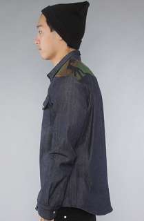 Dope Couture Camo Western ButtonUp Shirt  Karmaloop   Global 