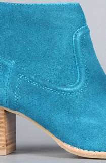 DV by Dolce Vita The Jamison Boot in Teal Suede  Karmaloop 
