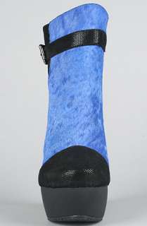 Ego and Greed The Orlando Shoe in Electric Blue PonyExclusive 