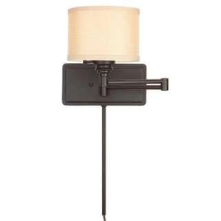    Light Brookhaven Swing Arm Sconce with 6 ft. Cord / 1ft, wire cover