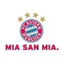   9108   alenio Wandtattoo   FC Bayern München Mia San Mia, 30x40 cm