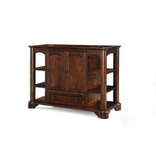   Wyncote 48 in. W x 21 in. D x34 in. H Vanity Cabinet Only in Mahogany