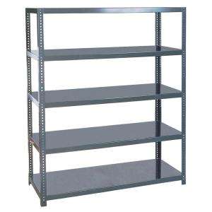 Edsal 48 in. W x 96 in. H x 24 in. D Steel Shelving Unit 1260 at The 