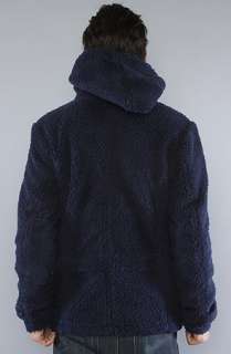 Joyrich The Fleece Peacoat in Navy  Karmaloop   Global Concrete 