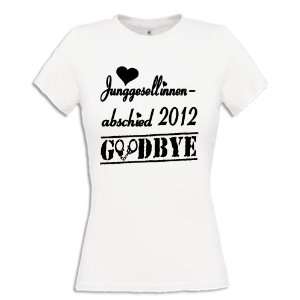 JUNGGESELLINNENABSCHIED 2012 GOODBYE T Shirt Damen S XXL  