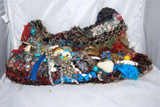 WILD Toni Rag Shoulder Bag Sewn With Jewelry & Objects  