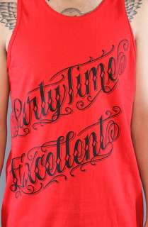REBEL8 The Party Time Excellent Tank in Red  Karmaloop   Global 