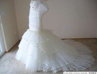 PRONOVIAS ESTEPONA Mermaid Wedding Dress Gown 2007 Collection, RARE 