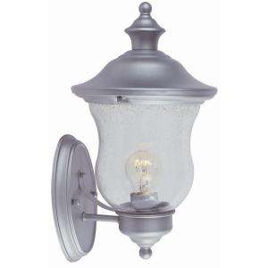 Design House Highland Wall Mount Outdoor Heritage Silver Uplight 