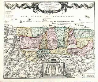 ANTIQUE MAP , ISRAEL , PROMISED LAND ,Elwe,1792  