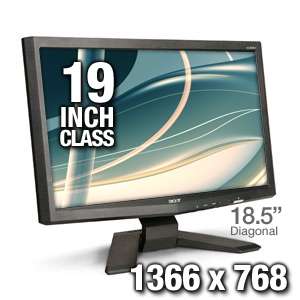 Acer X183H Bb ET.XX3HP.B01 19 Class Widescreen LCD Monitor   1366x768 