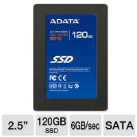 ADATA S510 AS510S3 120GM B 120GB Internal Solid State Drive   2.5 