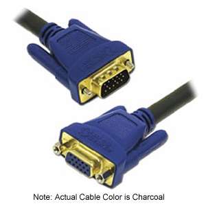 Cables To Go 12 Foot Ultima SVGA Monitor Extension Cable, Charcoal at 