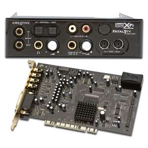 Creative Labs Sound Blaster X Fi Fatal1ty PCI Sound Card at 