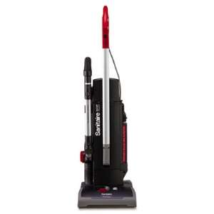   Commercial Duralux Two Motor Upright Vacuum, Red 