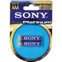 Sony Batteries AAA2 SONY AAA Stamina Platinum Alkaline Battery Retail 