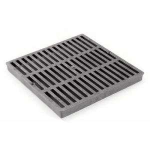 NDS 9 in. x 9 in. Square Black Polyolefin Grate 980G 