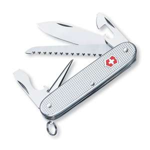 Victorinox 53964 Farmer Alox Swiss Army Knife   Silver  