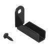 Black Fence Panel Mounting Brackets Steel Fence Accessory