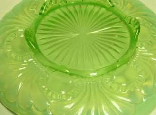 Jefferson Glass Co. Green Opalescent Tokyo Bowl 1905 08  