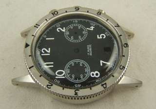TYPE 20 CHRONOGRAPH MILITARY S.STEEL CASE DIAL RING HANDS FOR ETA 