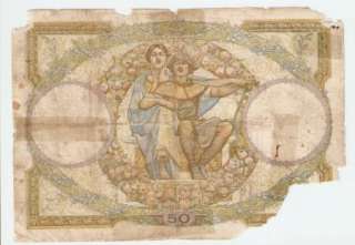 France 50 Francs 4 1 1934 Fair Banknote P 80b  