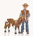 Pferd Plüsch Reitpferd Cowboy mit Westernsattel, Decke Artikel im 